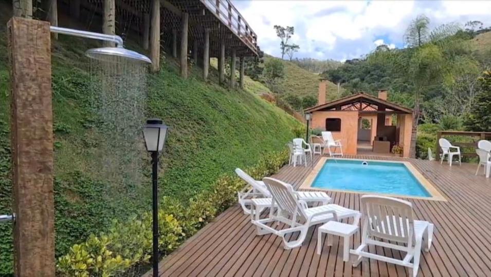 Pousada Estancia Shangri-La Cunha Exteriér fotografie